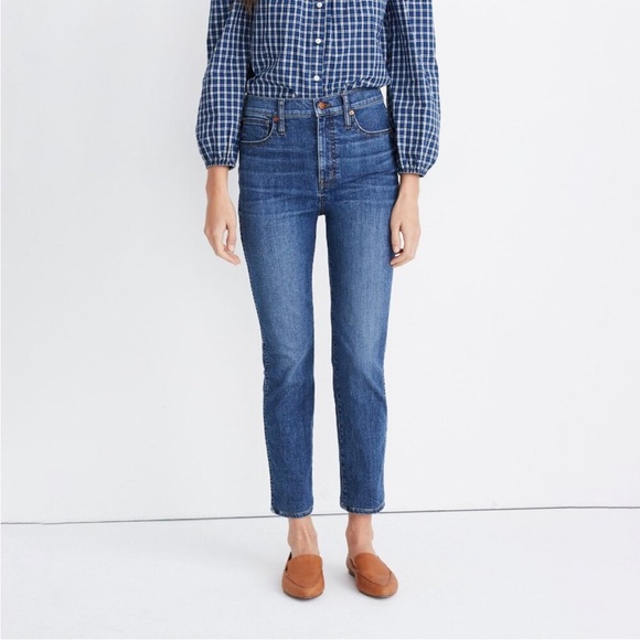Madewell Stovepipe Crop Jeans Antoine Wash Size 24 - Picture 1 of 3